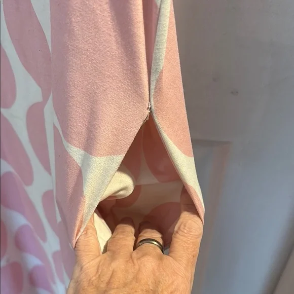 LuLaRoe pink Polka Dot Dress with belt EUC- Macy - Picture 5 of 5